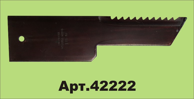 42222 Нож противорежущий, 28 09 Z, зубчатый, 3мм, 25шт. в упак. 2809 Z