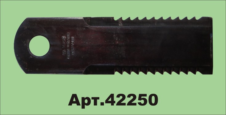 42250 Нож соломоизмельчителя, 28 14 4 Z, зубчатый, 4 мм, 20 шт. в упаковке 16000617