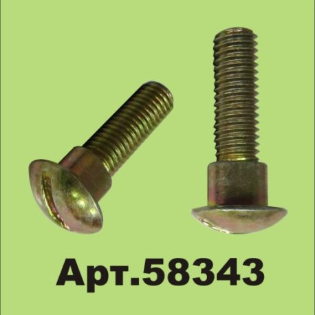13960 Болт М6х25, овальный подголовок Н158343