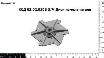 КСД 03.02.010Б Диск измельчителя З/Ч