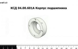 КСД-04.00.601А Корпус подшипника З/Ч